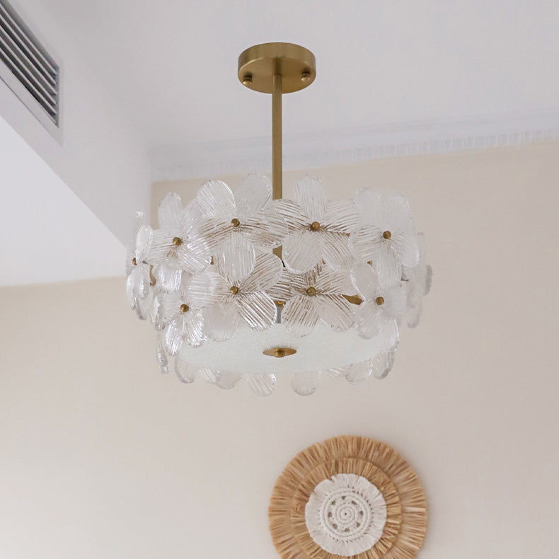 Kite Postmodern Luxury Art Unique Metal Glass Chandelier - Lamp Copper