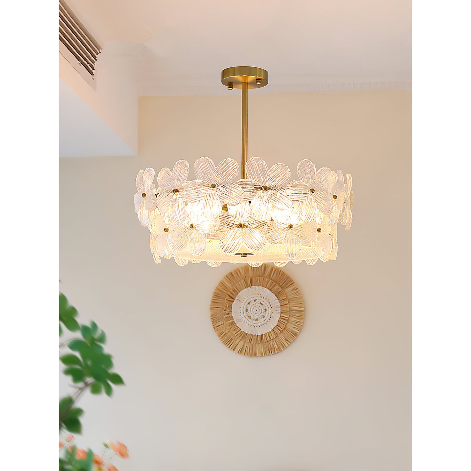 Kite Postmodern Luxury Art Unique Metal Glass Chandelier - Lamp Copper