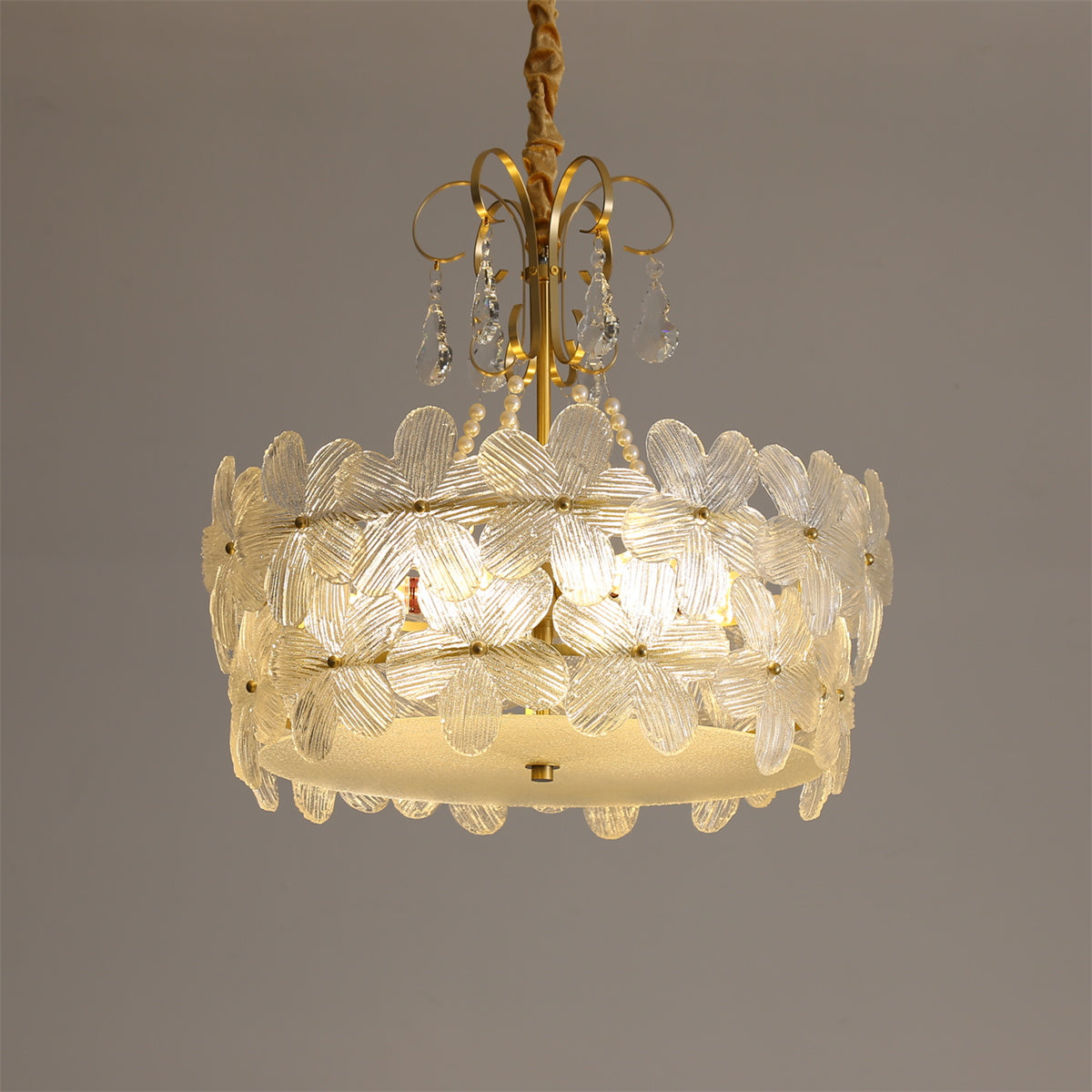 Kite Postmodern Luxury Art Unique Metal Glass Chandelier - Lamp Copper