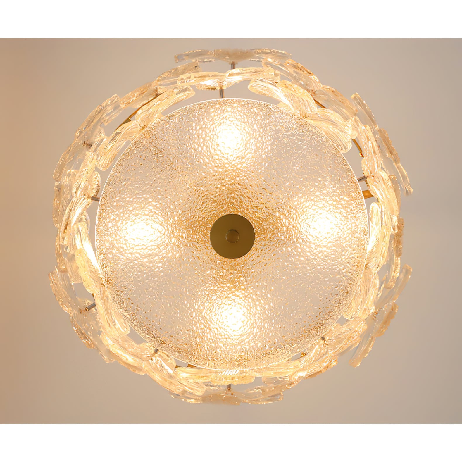 Kite Postmodern Luxury Art Unique Metal Glass Chandelier - Lamp Copper