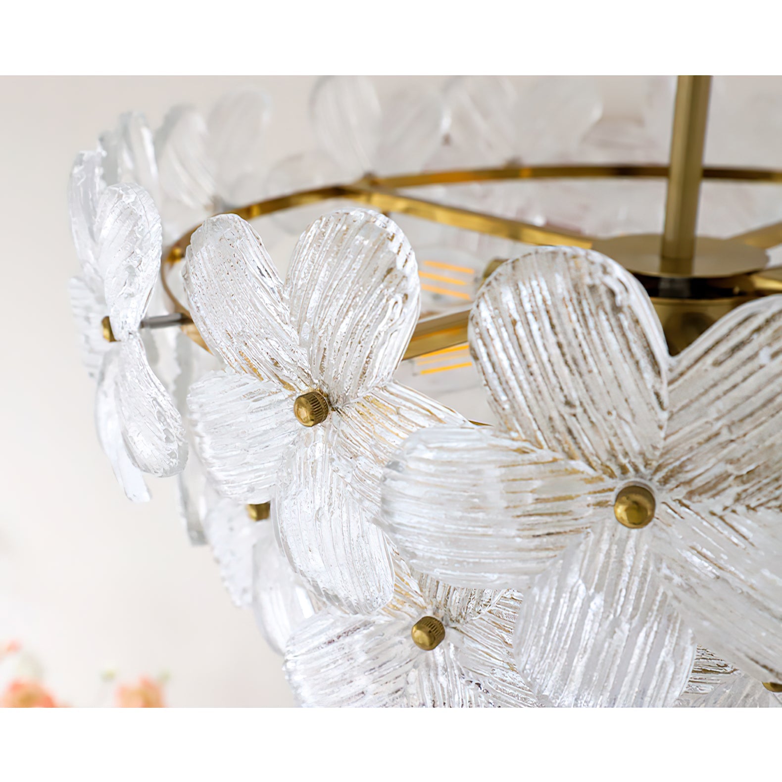 Kite Postmodern Luxury Art Unique Metal Glass Chandelier - Lamp Copper