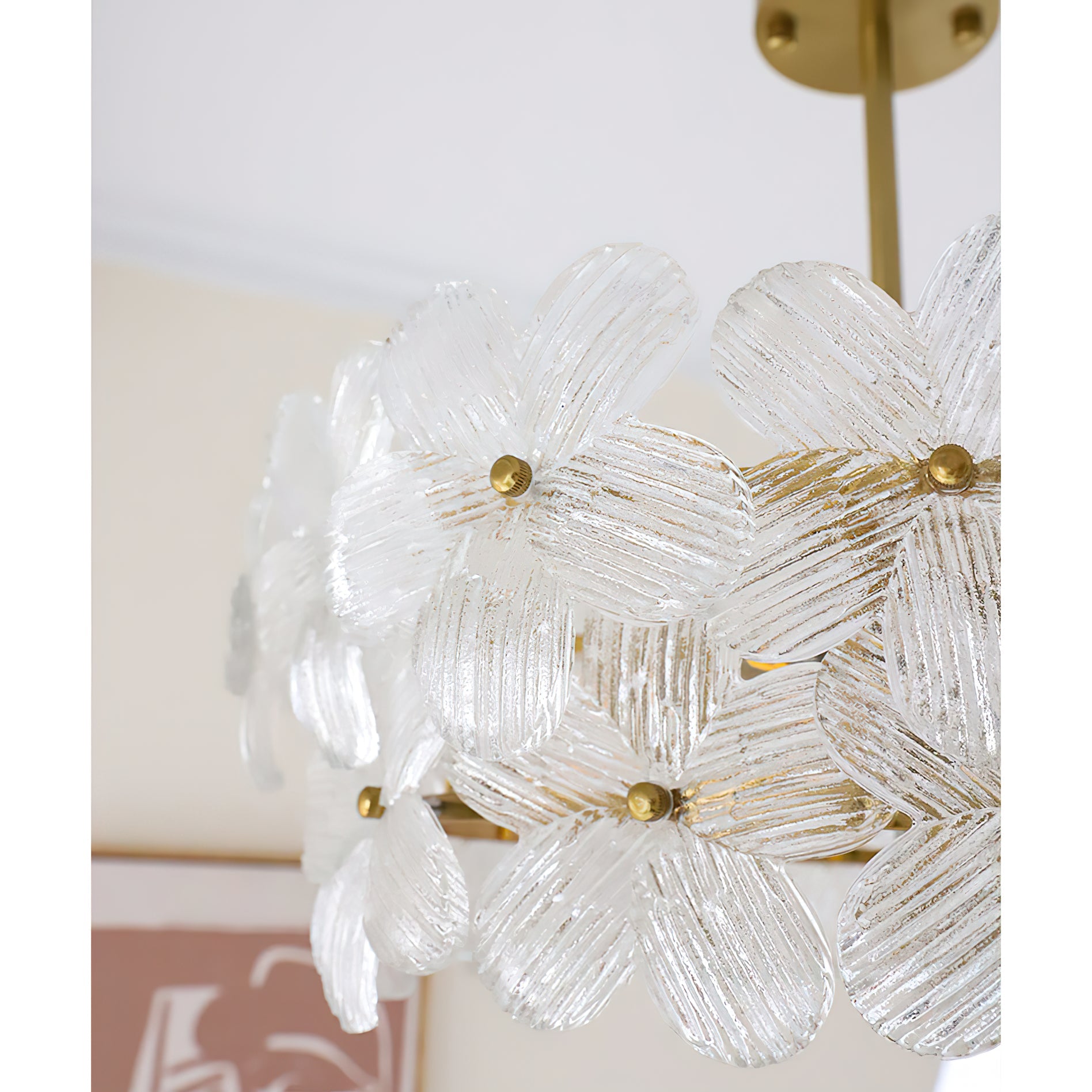Kite Postmodern Luxury Art Unique Metal Glass Chandelier - Lamp Copper