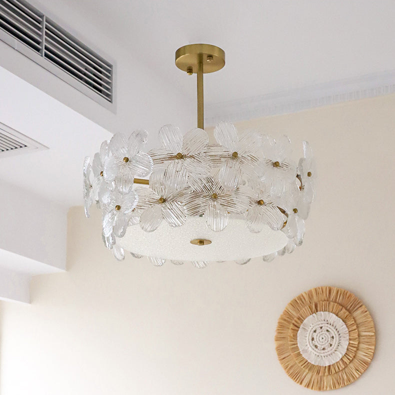 Kite Postmodern Luxury Art Unique Metal Glass Chandelier - Lamp Copper