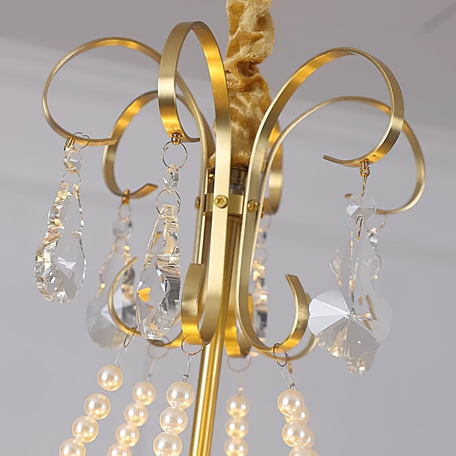 Kite Postmodern Luxury Art Unique Metal Glass Chandelier - Lamp Copper