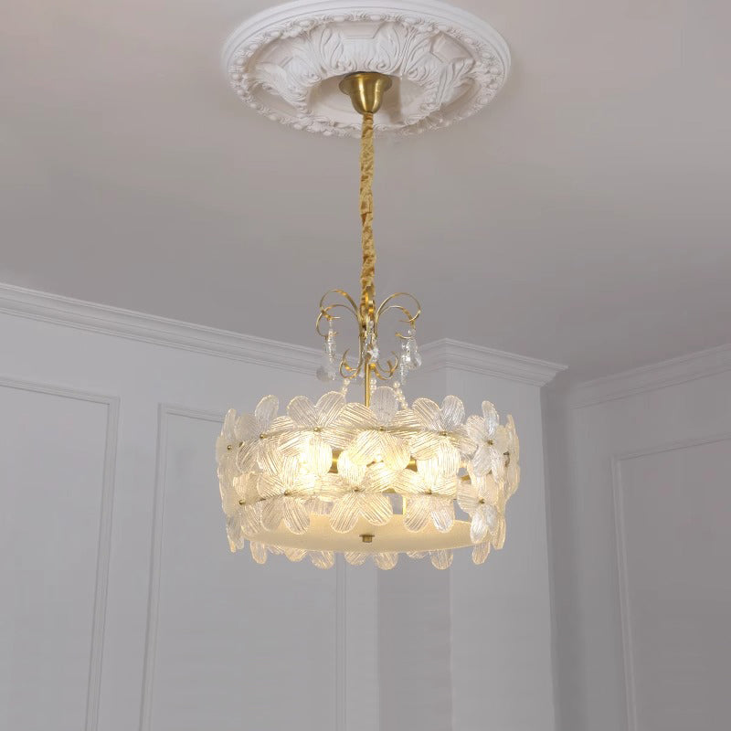 Kite Postmodern Luxury Art Unique Metal Glass Chandelier - Lamp Copper