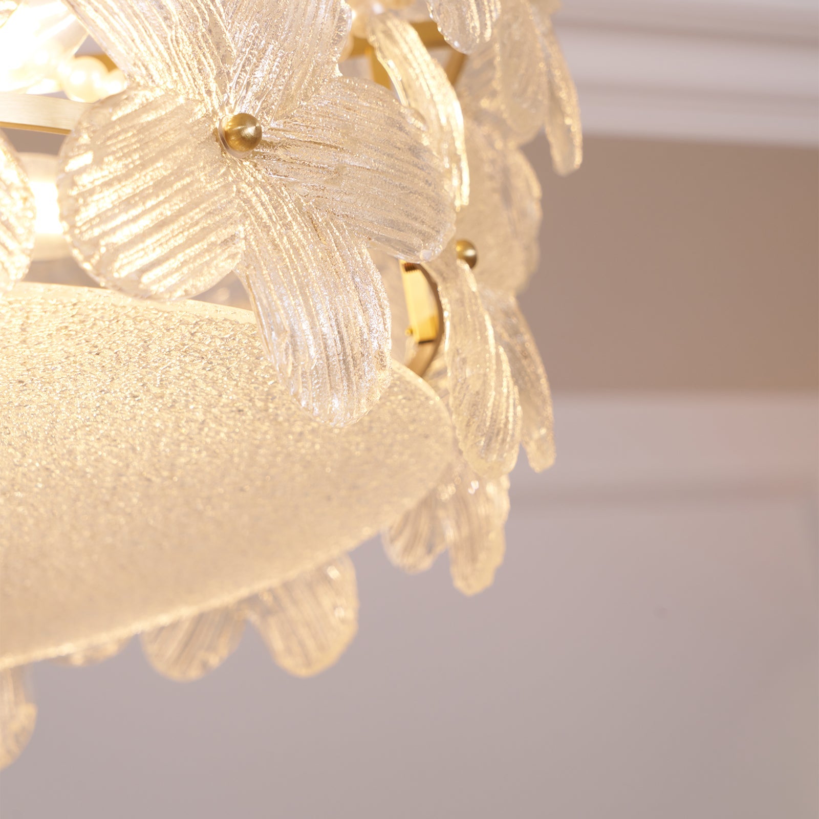 Kite Postmodern Luxury Art Unique Metal Glass Chandelier - Lamp Copper