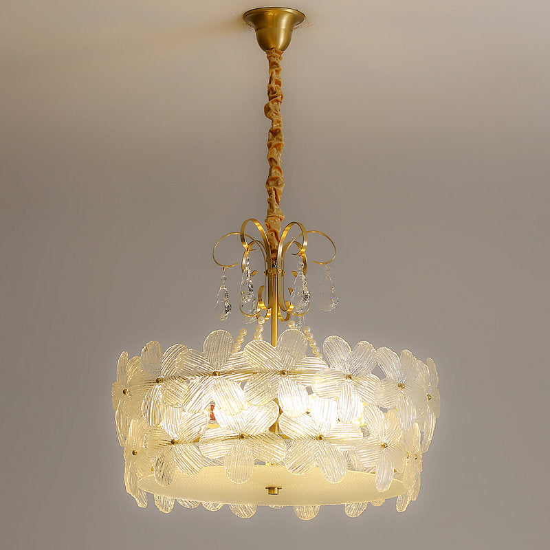 Kite Postmodern Luxury Art Unique Metal Glass Chandelier - Lamp Copper