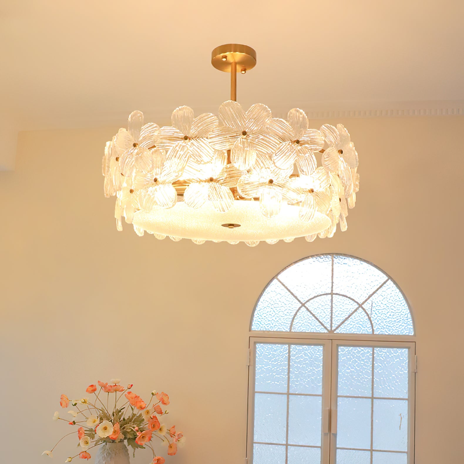 Kite Postmodern Luxury Art Unique Metal Glass Chandelier - Lamp Copper