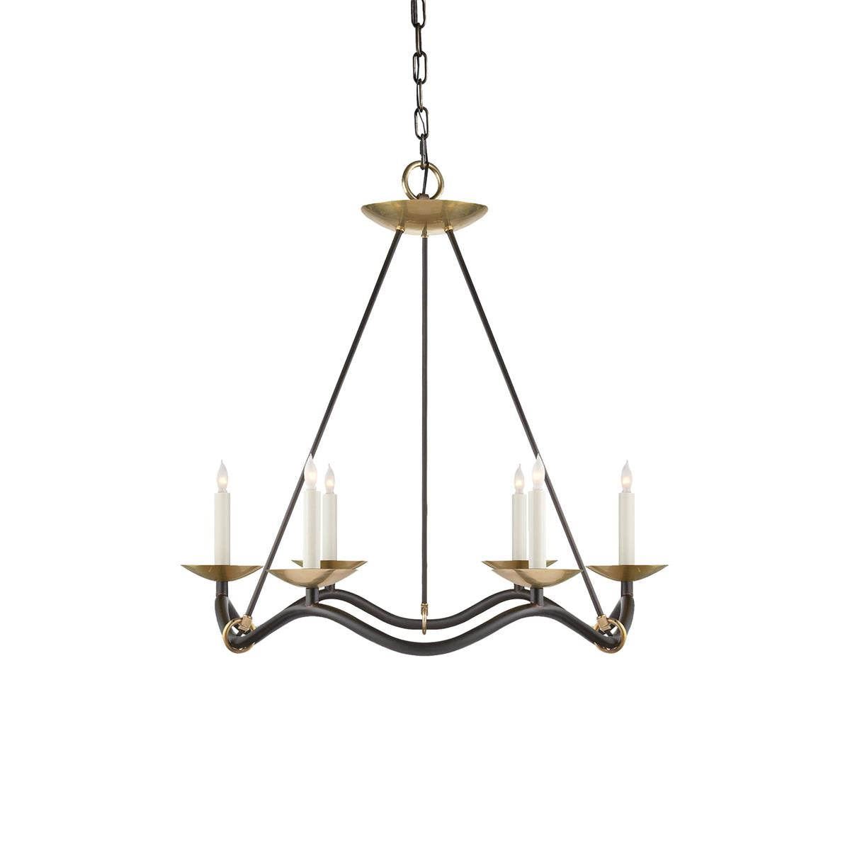 Shine Vintage Industrial Brass Metal Chandelier - Lamp Copper