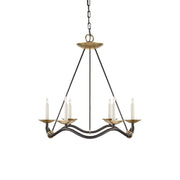 Shine Vintage Industrial Brass Metal Chandelier - Lamp Copper