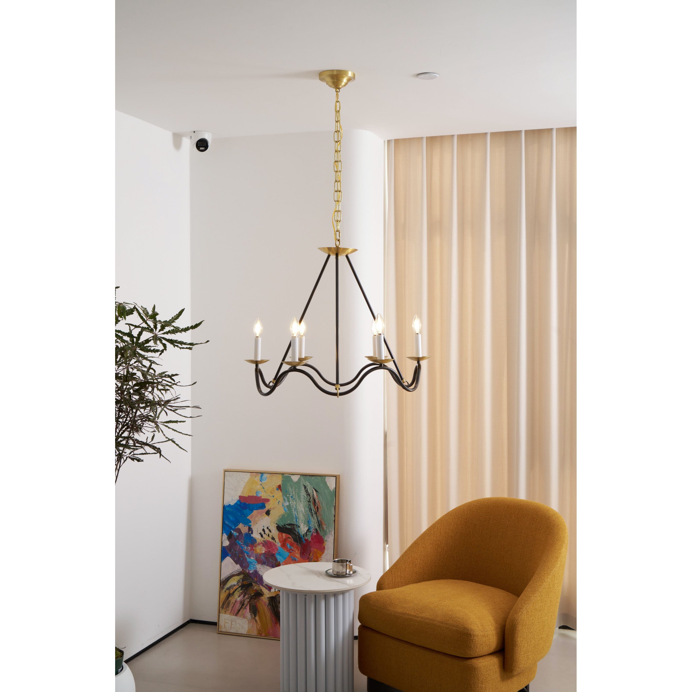 Shine Vintage Industrial Brass Metal Chandelier - Lamp Copper
