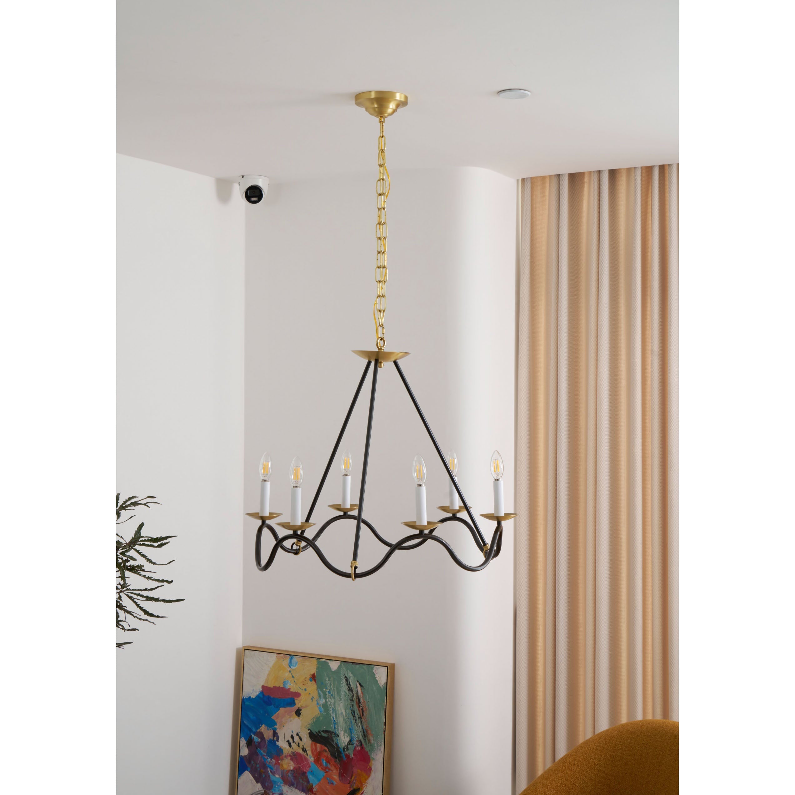 Shine Vintage Industrial Brass Metal Chandelier - Lamp Copper