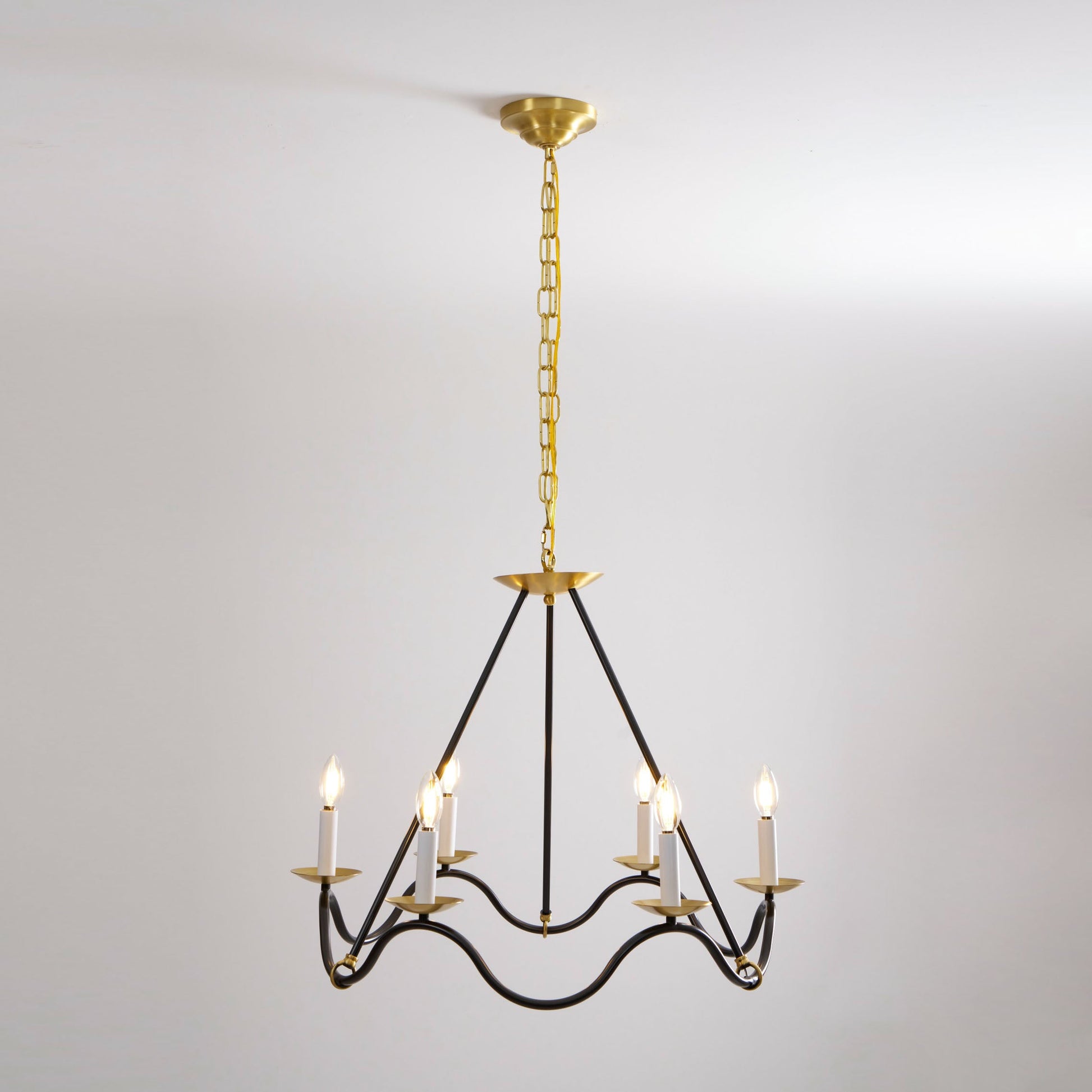 Shine Vintage Industrial Brass Metal Chandelier - Lamp Copper