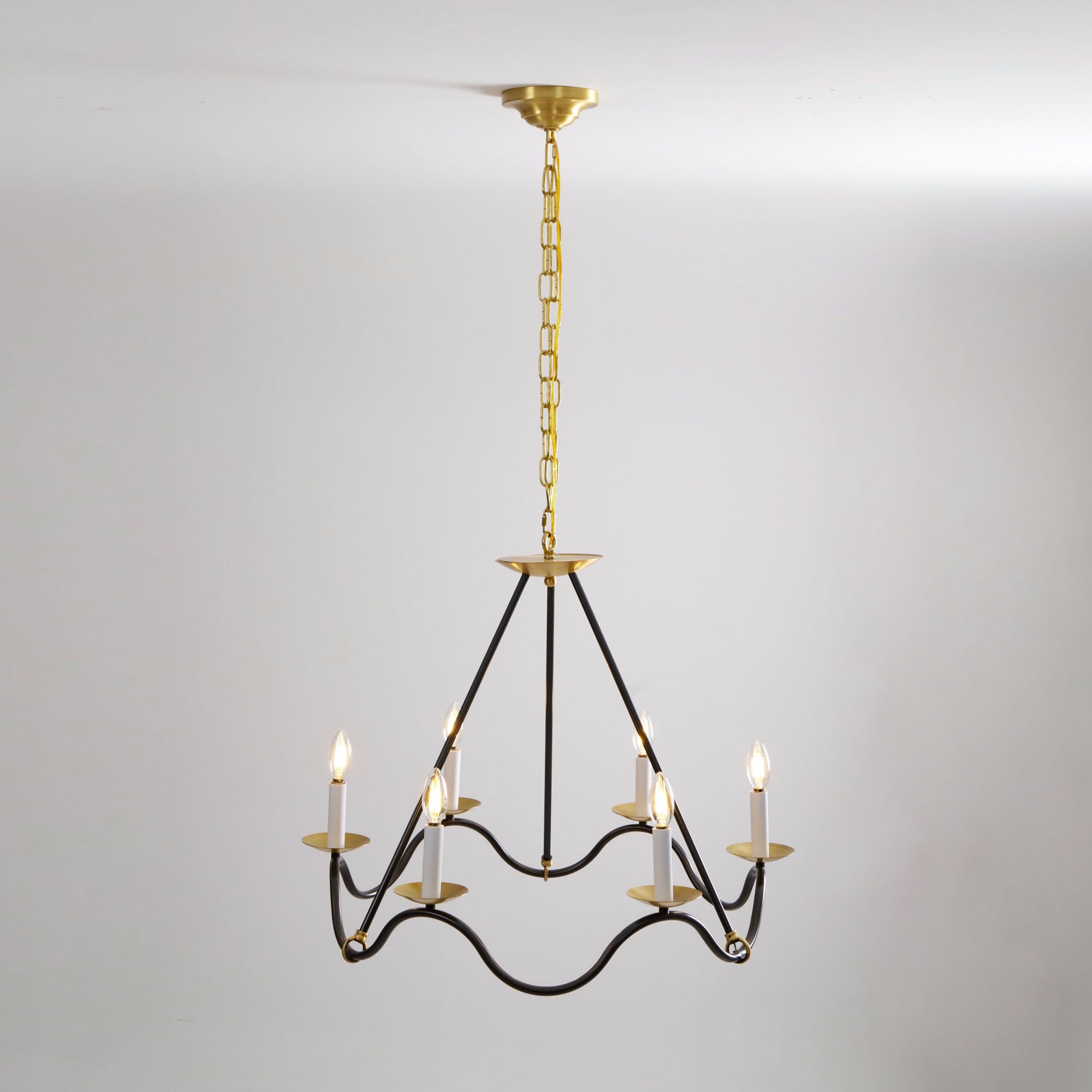 Shine Vintage Industrial Brass Metal Chandelier - Lamp Copper