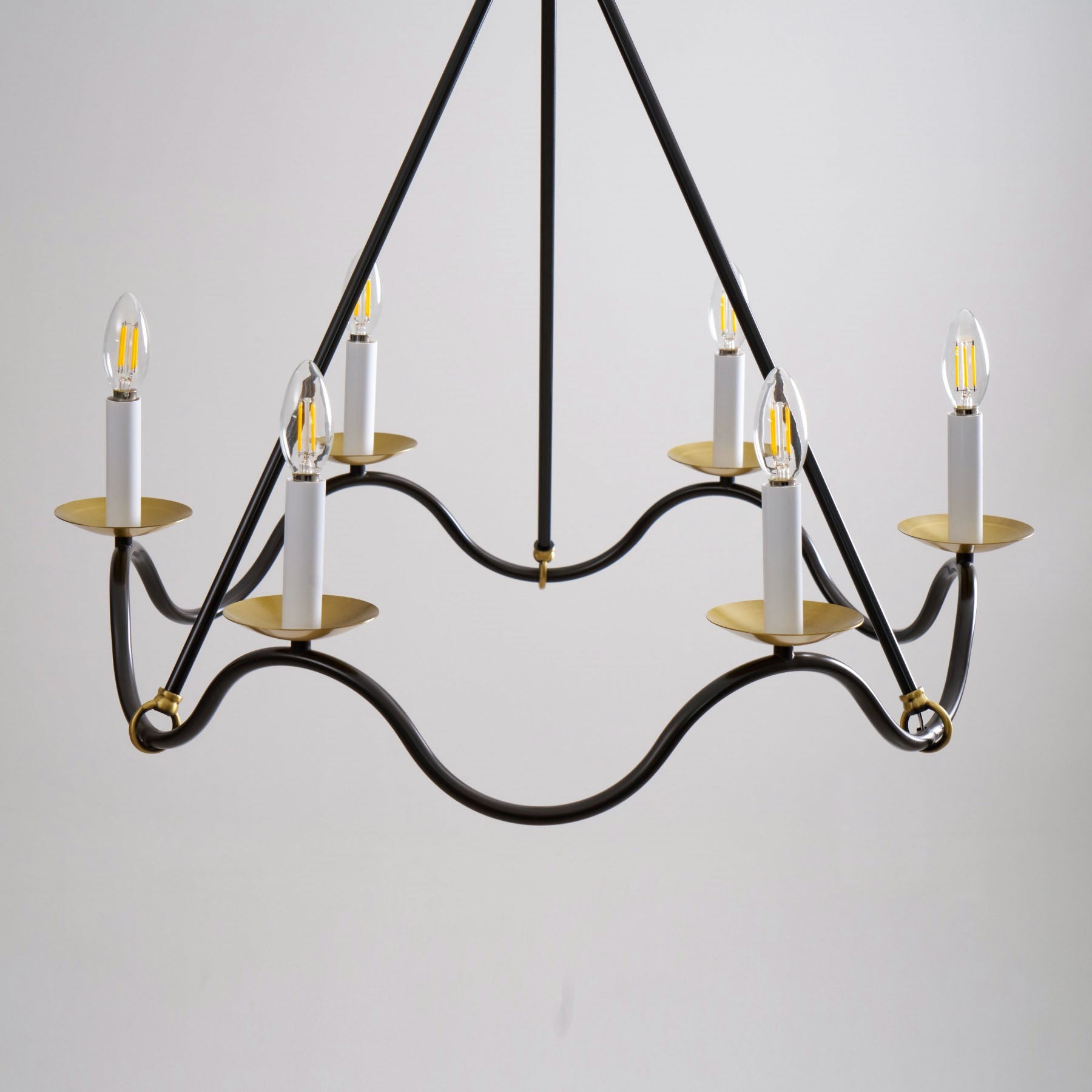Shine Vintage Industrial Brass Metal Chandelier - Lamp Copper