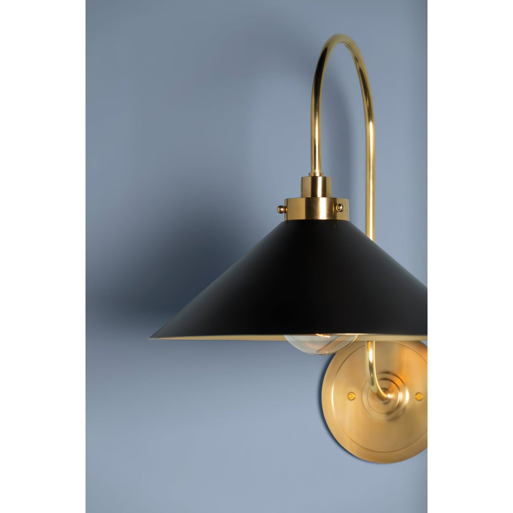 Drape Modern Minimalist Brass Metal Wall Lamp - Lamp Copper