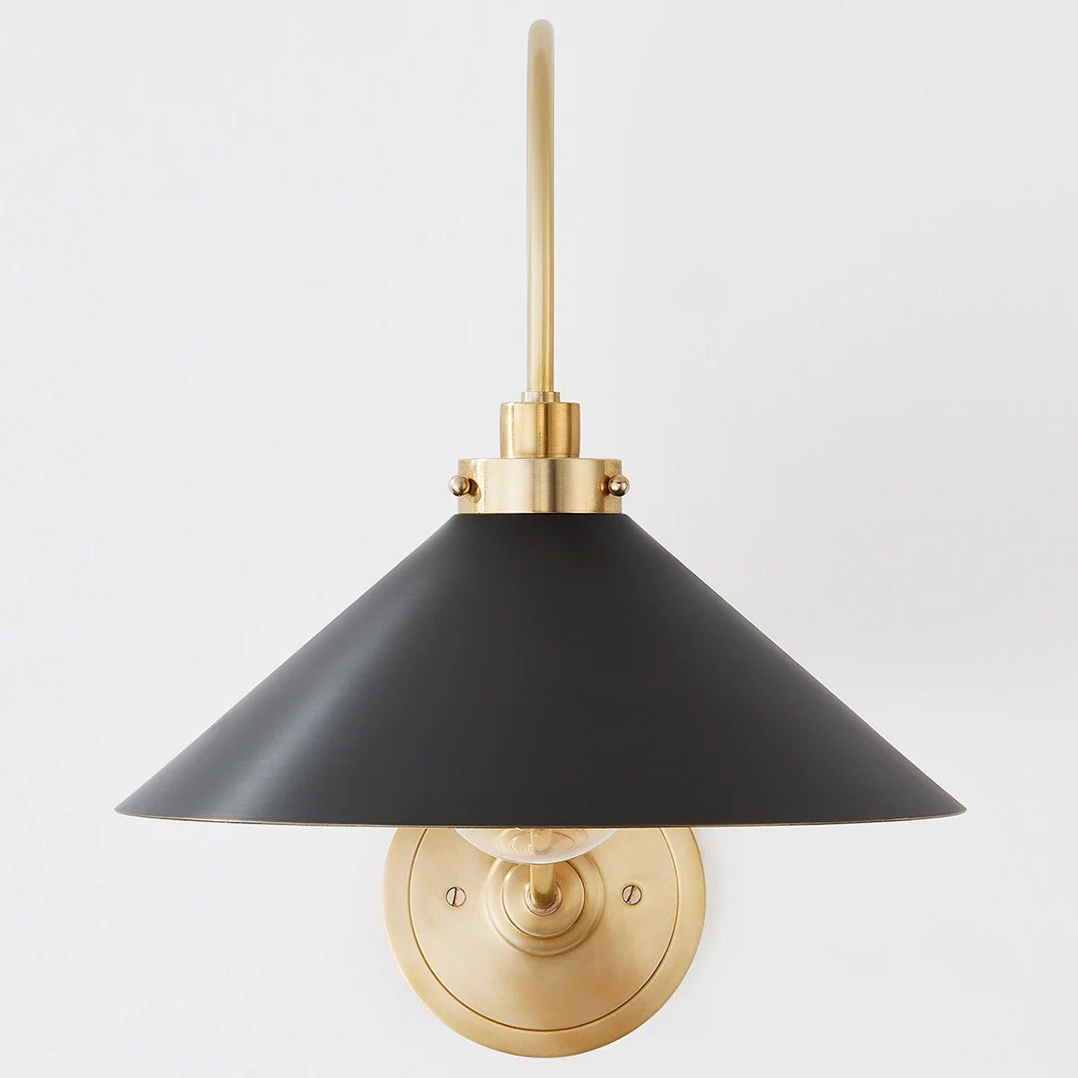 Drape Modern Minimalist Brass Metal Wall Lamp - Lamp Copper