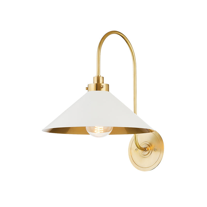 Drape Modern Minimalist Brass Metal Wall Lamp - Lamp Copper