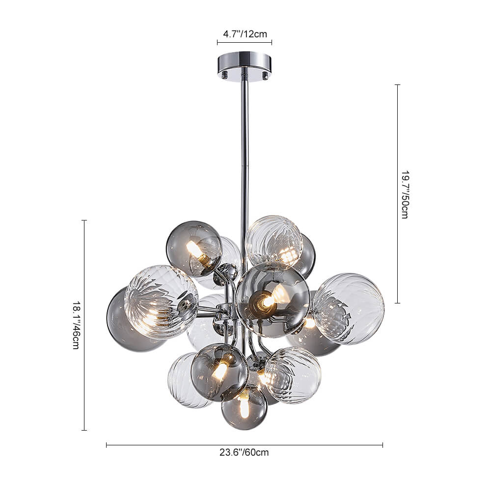 Virela Postmodern luxury Glass Chandelier
