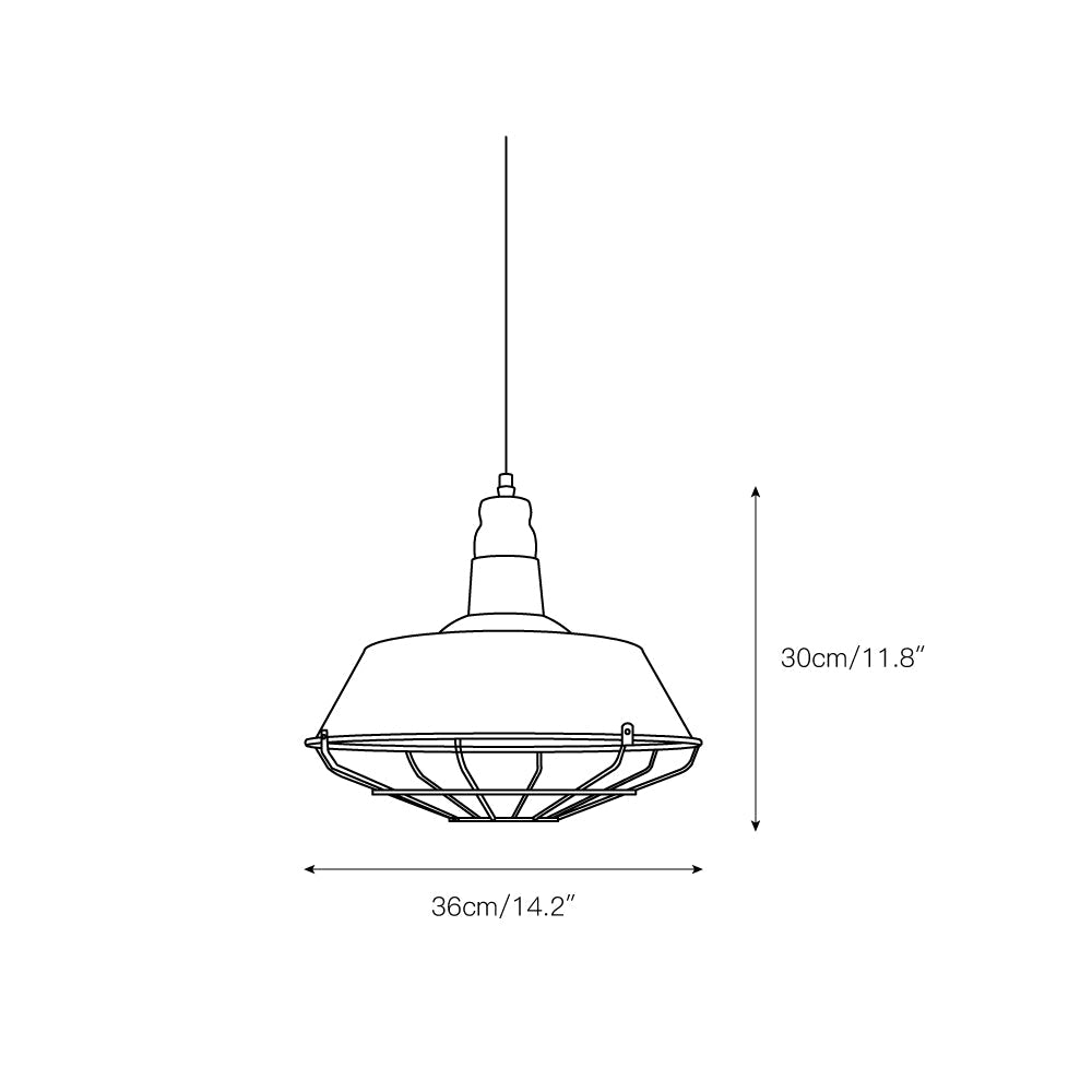 Cobal Colire Art Vintage Metal Pendant Light - Lamp Copper