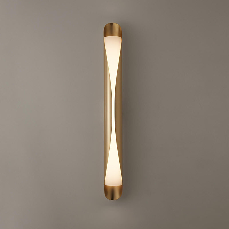 Jolt Modern Minimalist Copper Metal Acrylic Wall Lamp - Lamp Copper