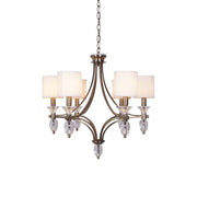 Rift Vintage Luxury Glass Metal Chandelier - Lamp Copper