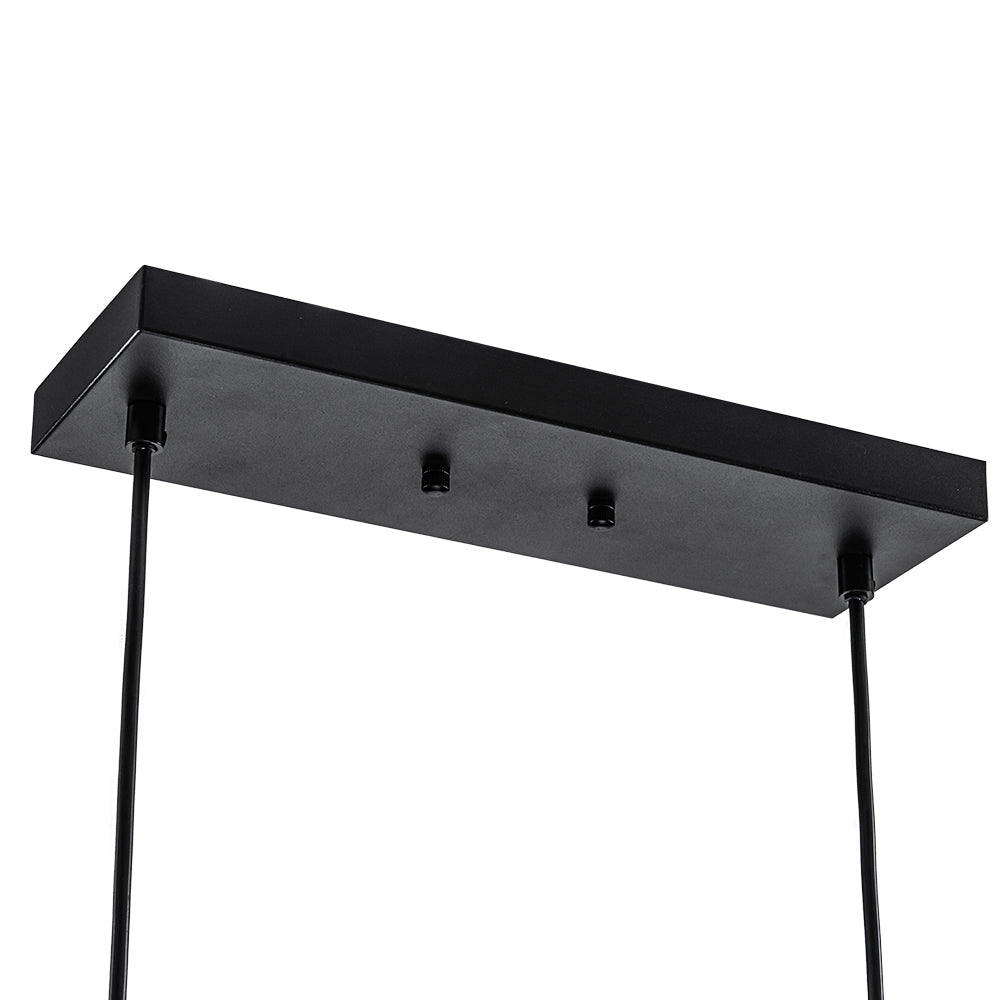 Valion Contemporary Gradual Smoked Glass Chandelier