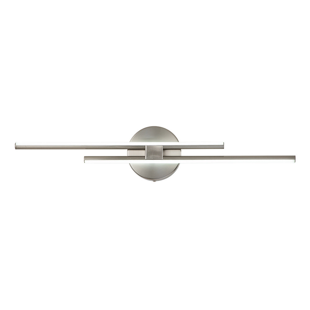 Qvisten Contemporary Linear LED Metal Semi Flush Mount Light - Lamp Copper