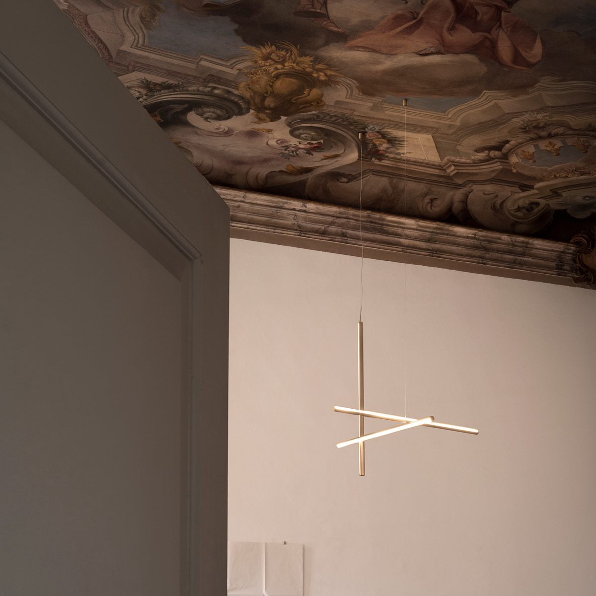 Breeze Modern Minimalist Classic Copper Metal Chandelier - Lamp Copper