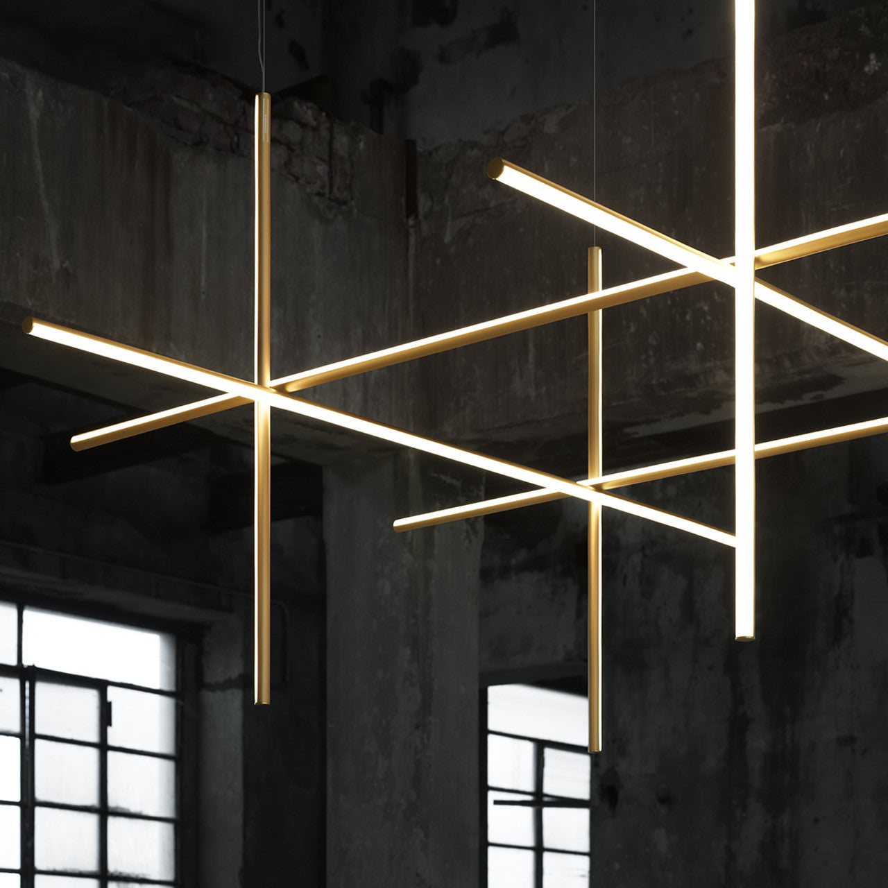 Breeze Modern Minimalist Classic Copper Metal Chandelier - Lamp Copper