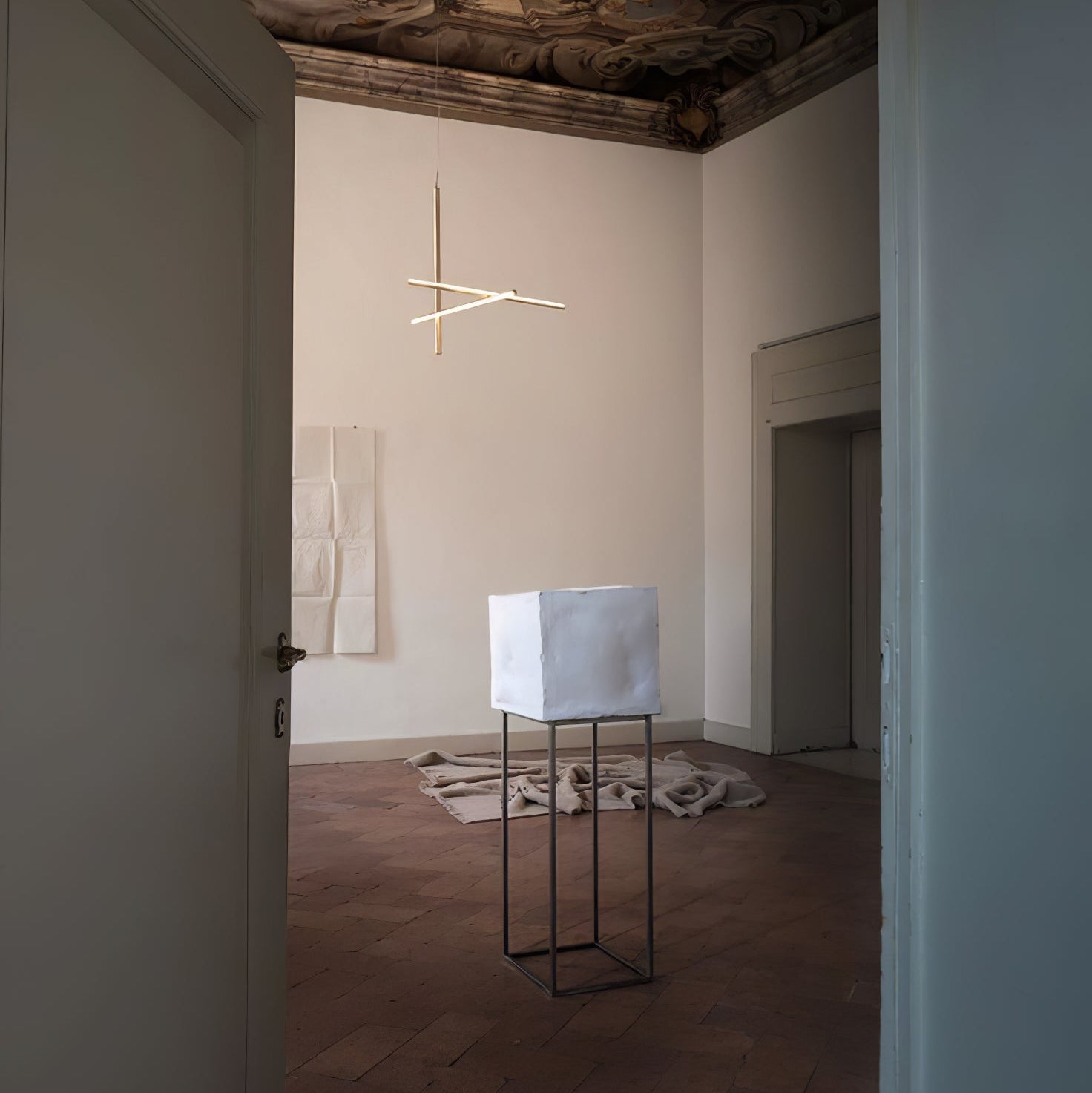 Breeze Modern Minimalist Classic Copper Metal Chandelier - Lamp Copper