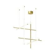 Breeze Modern Minimalist Classic Copper Metal Chandelier - Lamp Copper