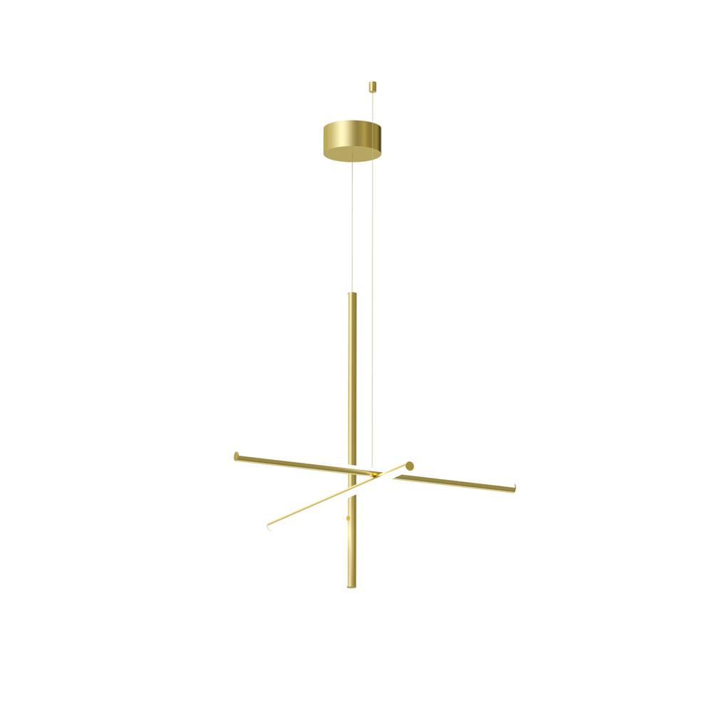 Breeze Modern Minimalist Classic Copper Metal Chandelier - Lamp Copper