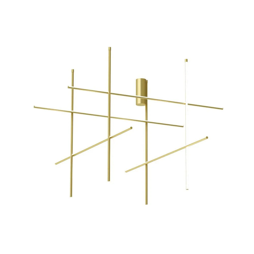 Breeze Modern Minimalist Classic Copper Metal Chandelier - Lamp Copper