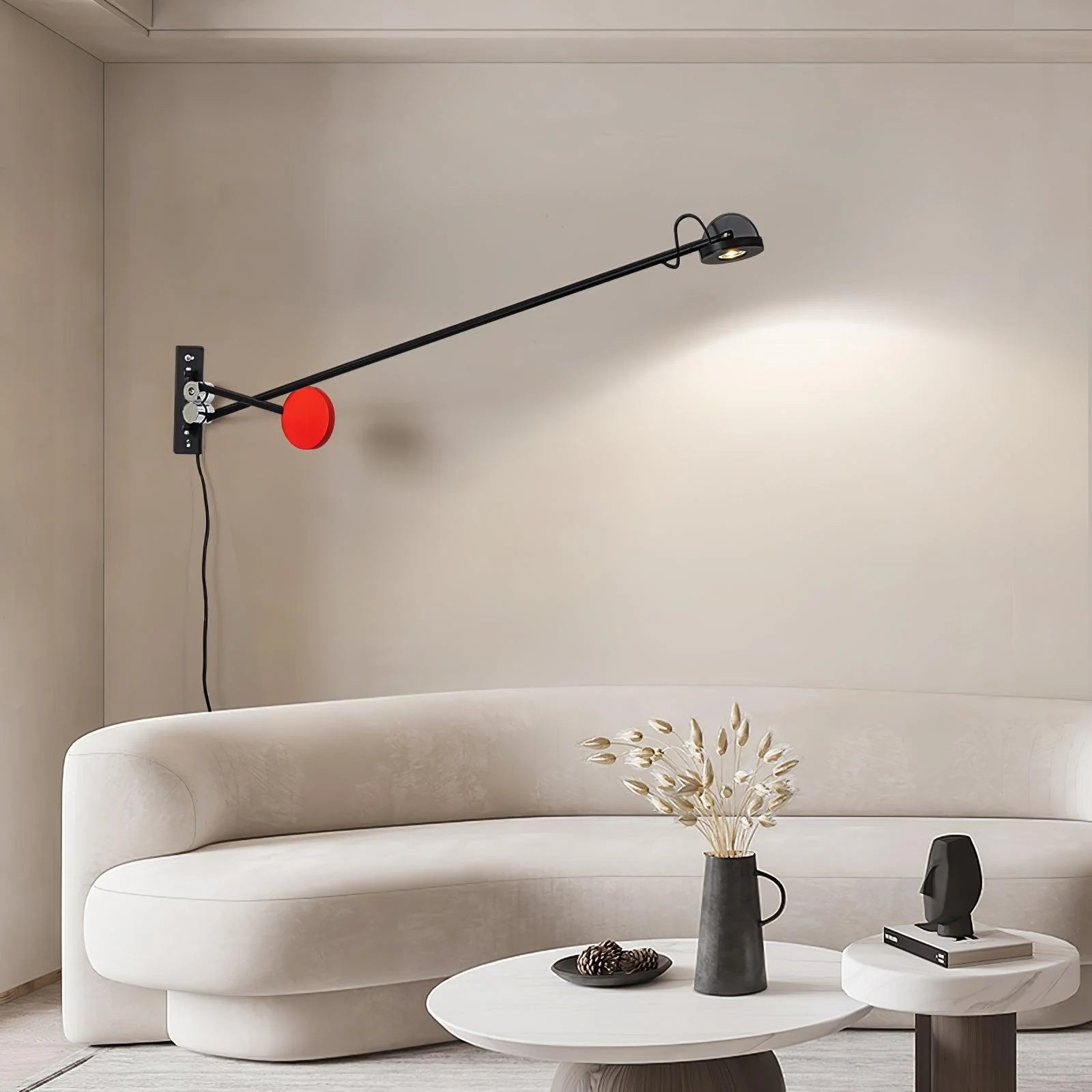 Cipher Modern Minimalist Art Metal Wall Lamp - Lamp Copper