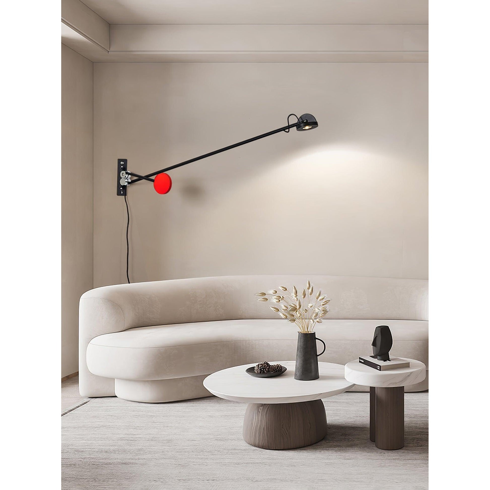 Cipher Modern Minimalist Art Metal Wall Lamp - Lamp Copper