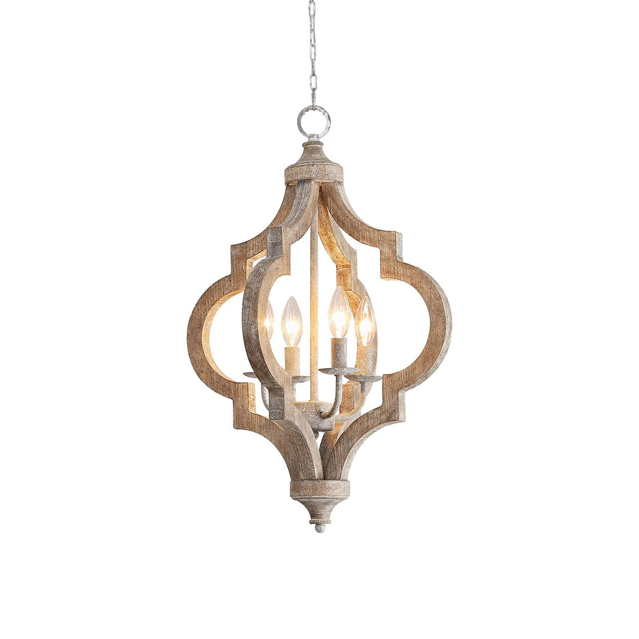 Fervor Individual Creativity Wooden Chandelier - Lamp Copper