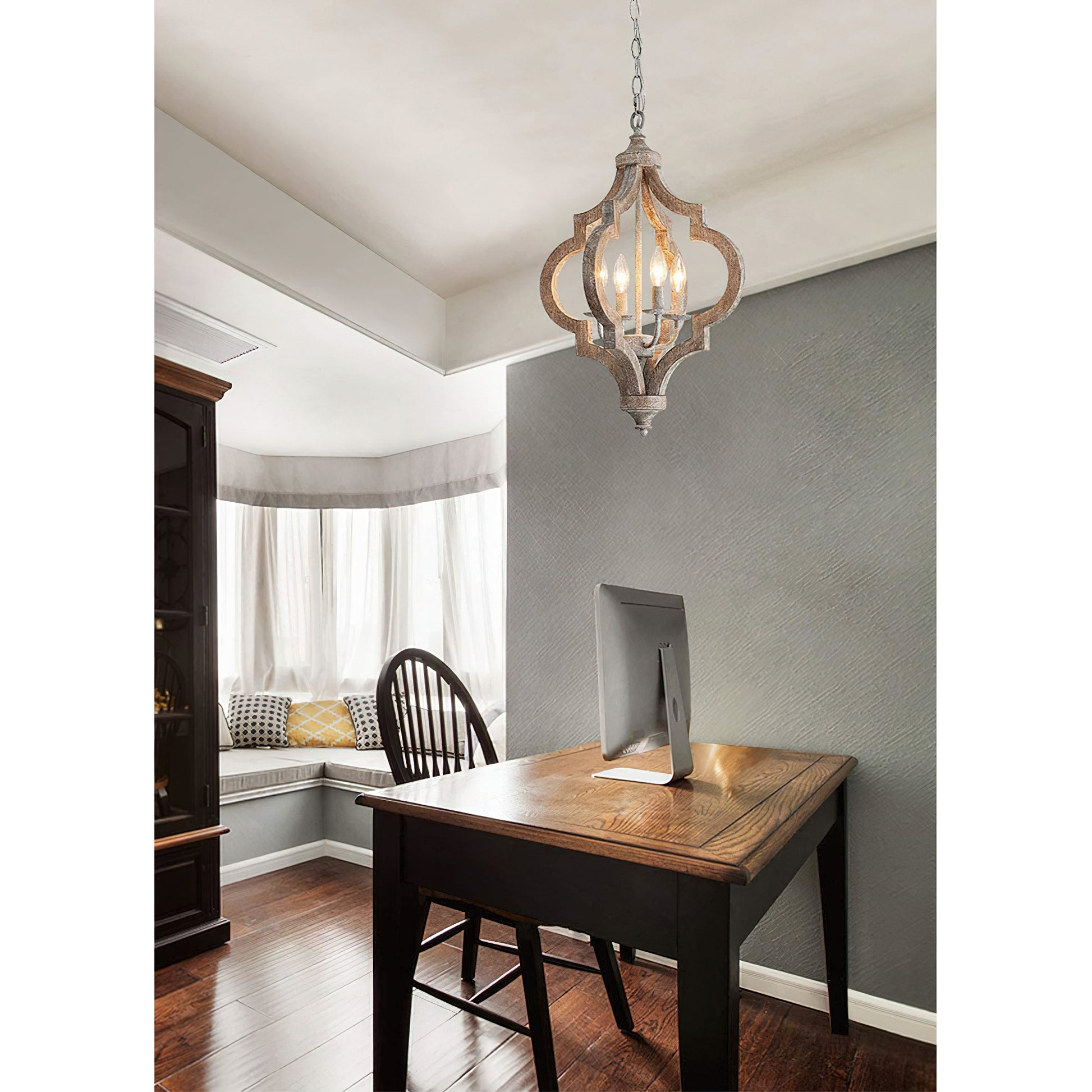 Fervor Individual Creativity Wooden Chandelier - Lamp Copper