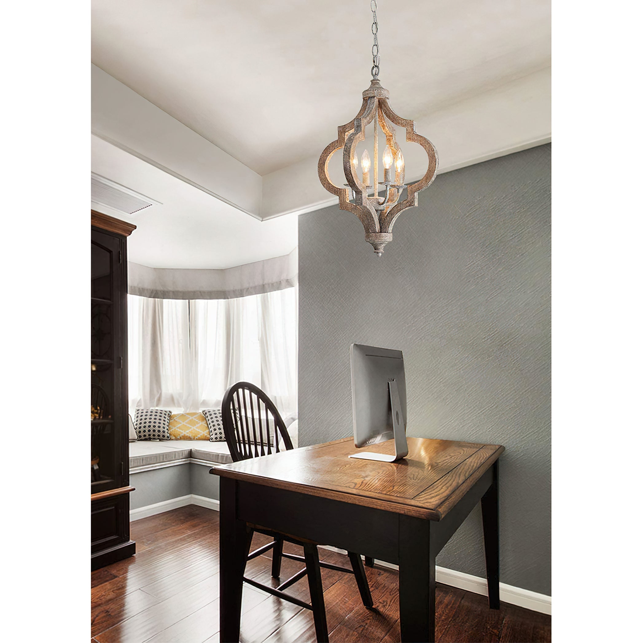 Fervor Individual Creativity Wooden Chandelier - Lamp Copper