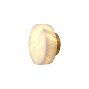 Glim Modern Minimalist Brass Metal Alabaster Wall Lamp - Lamp Copper