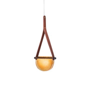 Knack Art Modern Minimalist Glass Metal Pendant Lamp - Lamp Copper