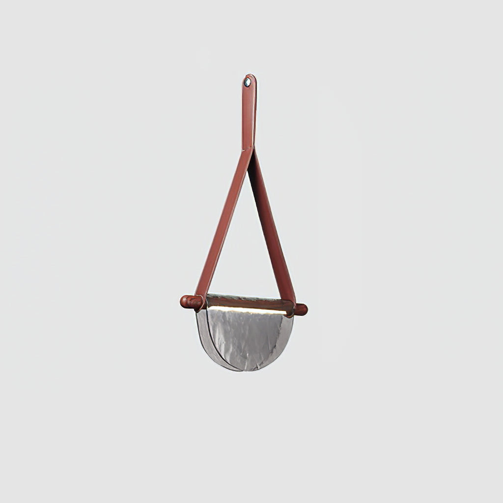 Knack Art Modern Minimalist Glass Metal Pendant Lamp - Lamp Copper