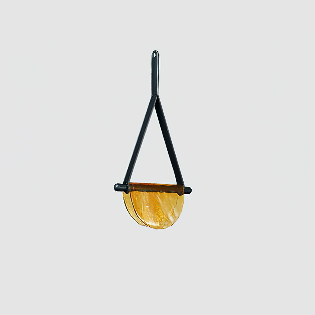 Knack Art Modern Minimalist Glass Metal Pendant Lamp - Lamp Copper