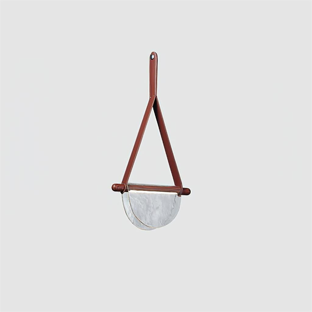 Knack Art Modern Minimalist Glass Metal Pendant Lamp - Lamp Copper