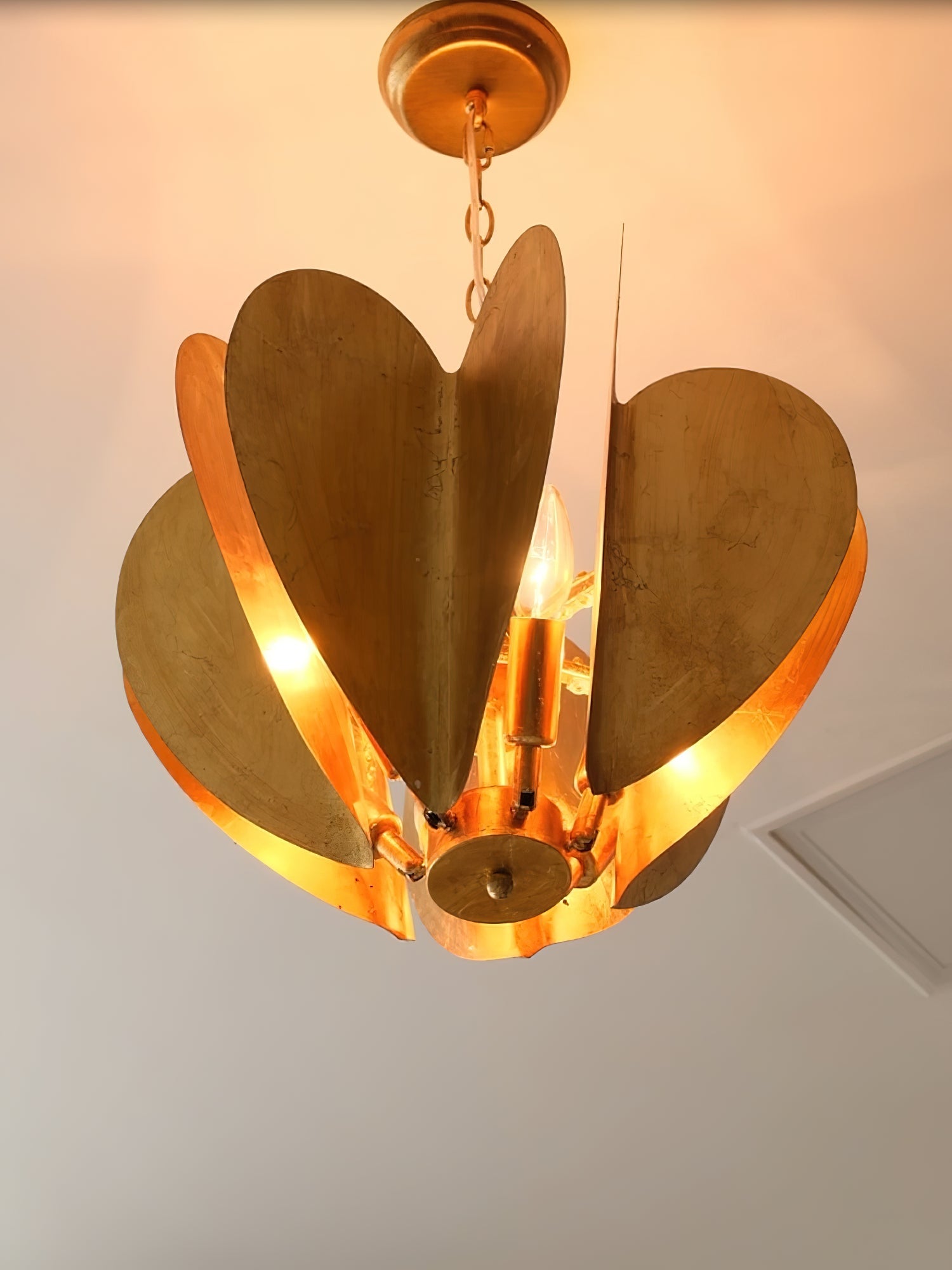 Opus Individual Creativity Art Metal Chandelier - Lamp Copper
