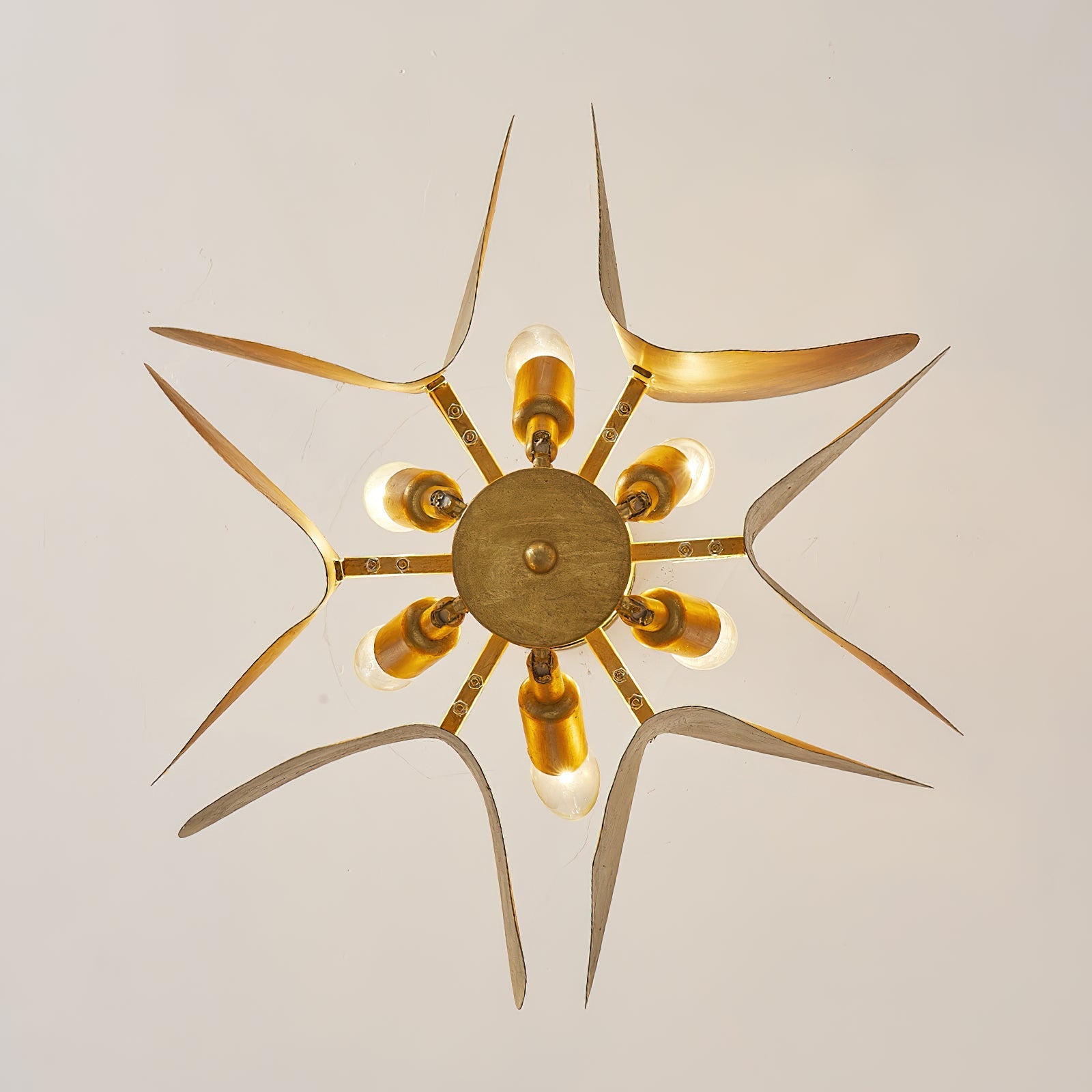 Opus Individual Creativity Art Metal Chandelier - Lamp Copper