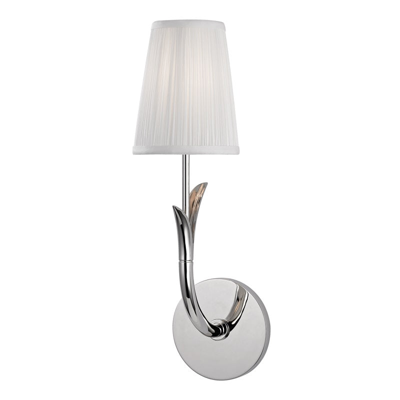 Elys Modern Minimalist Brass Metal Fabric Wall Lamp - Lamp Copper