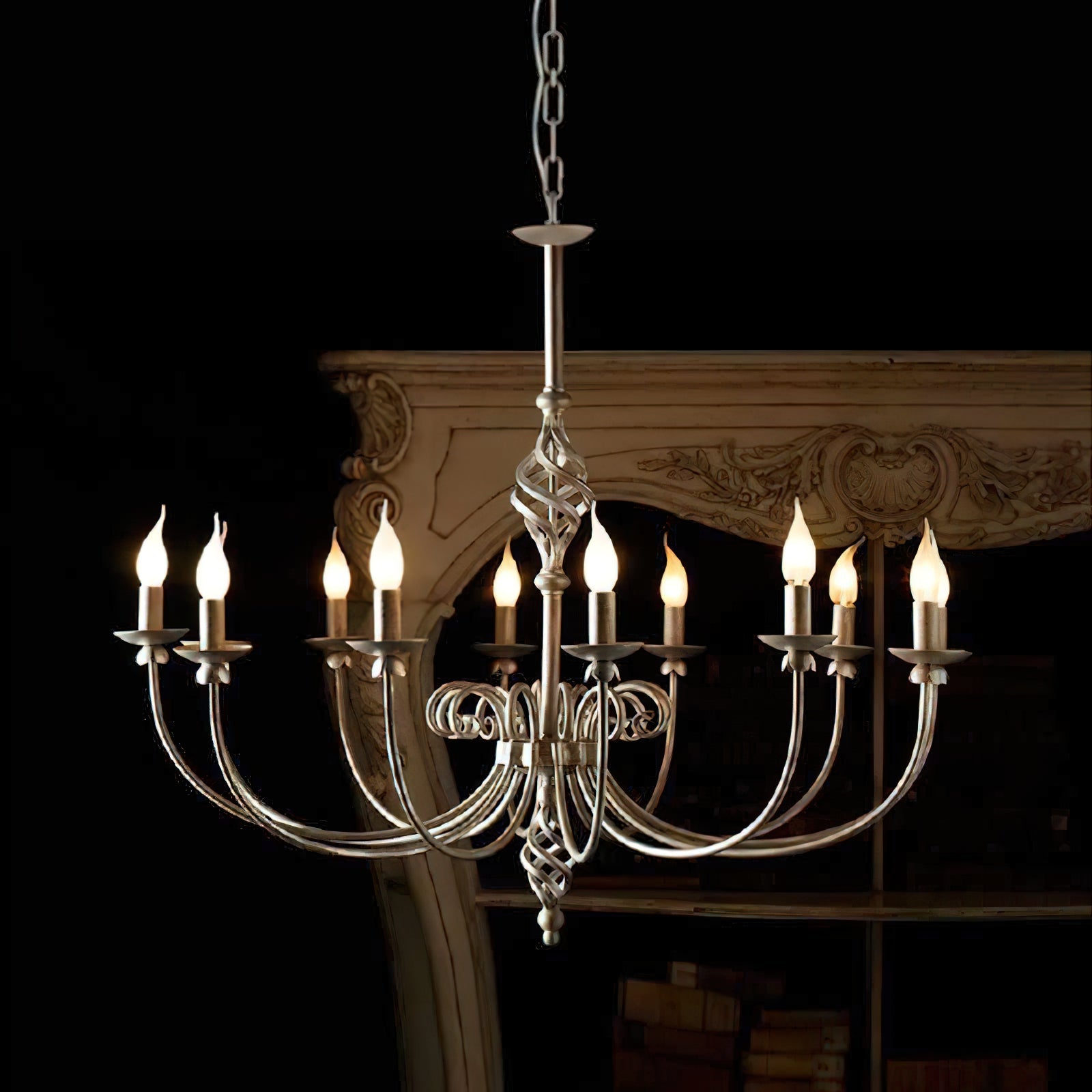 Grace Postmodern Luxury Brass Metal Chandelier - Lamp Copper