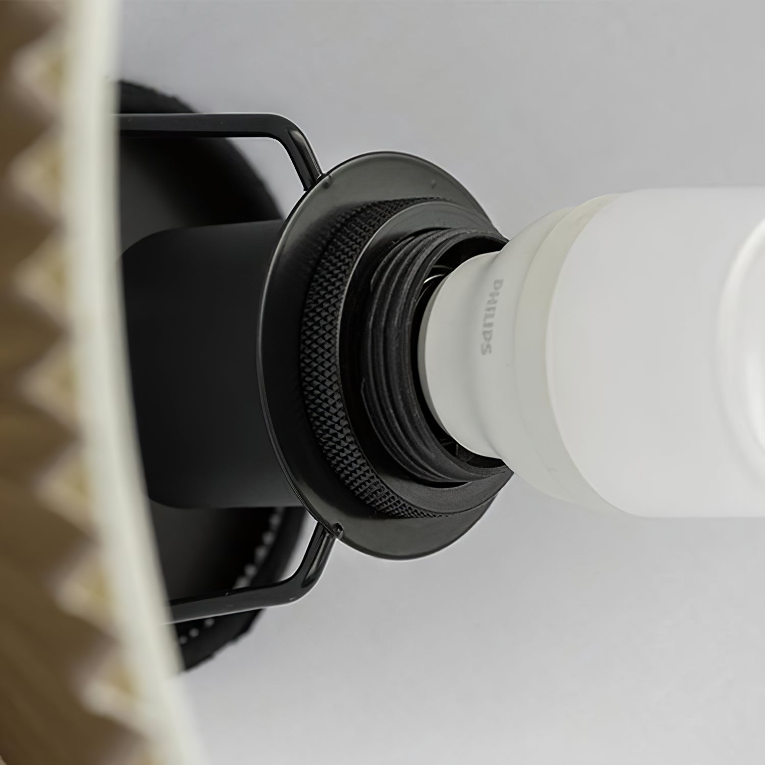 Knell Modern Minimalist Pleated Black Metal Plastic Pendant Lamp - Lamp Copper