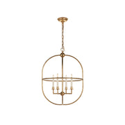 Sylph Vintage Industrial Open Brass Metal Pendant Lamp - Lamp Copper